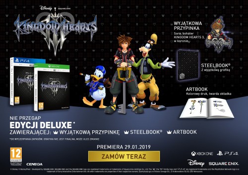kingdom hearts 3 - edycja deluxe