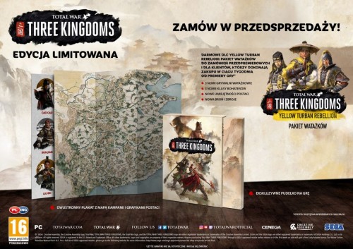 Promocja na edycję limitowaną Total War: Three Kingdoms 