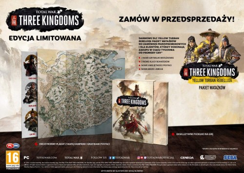 Promocja na Total War Three Kingdoms Edycja Limitowana