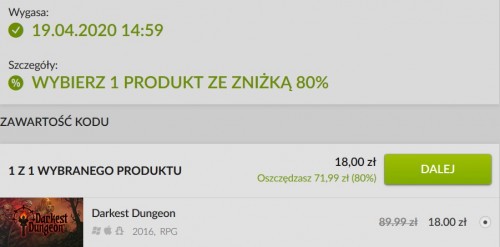 Promocja na Darkest Dungeon