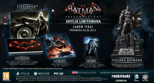 Promocja na Batman Arkham Knight Memorial Collectors Edition