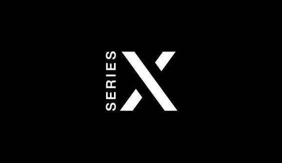 Xbox Series X - logotyp konsoli (czarne tło)