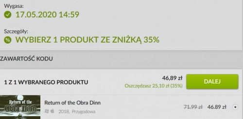 Promocja na Return of the Obra Dinn
