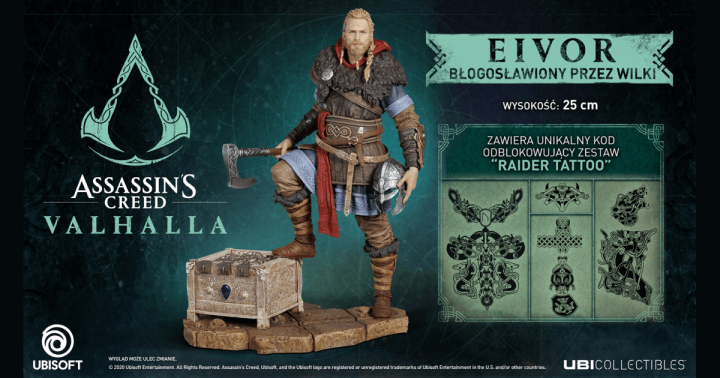 Promocja na Assassin's Creed Valhalla Figurka Eivora