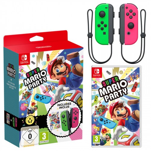 Promocja na Super Mario Party + Joy-Con Zielono-Różowy