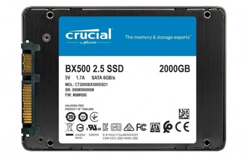 Promocja na Crucial BX500 SSD 2TB