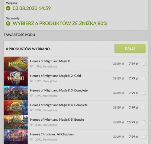 Promocja na Heroes of Might and Magic