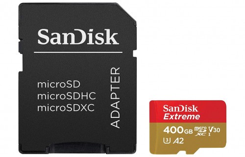 Promocja na SanDisk Extreme microSDXC 400GB + SD Adapter