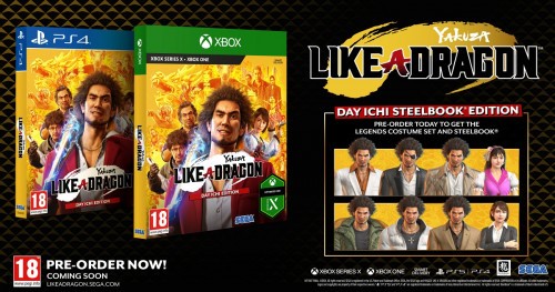 Promocja na Yakuza: Like a Dragon Day Ichi Steelbook Edition