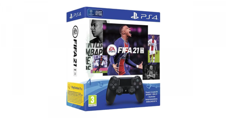 Promocja na Sony DualShock 4 v2 (czarny) + FIFA 21