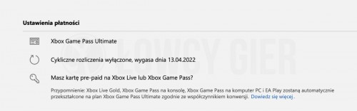 4 miesiące Xbox Game Pass dla aktywnych subskrybentów