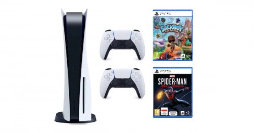 Promocja na PlayStation 5 + Dodatkowy kontroler DualSense + Marvel’s Spider-Man: Miles Morales + Sackboy
