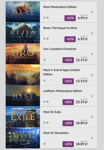 Promocja na Myst