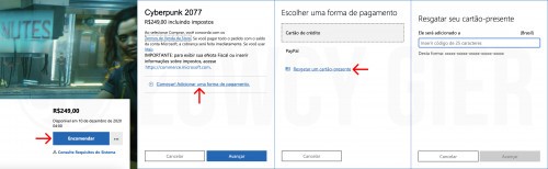 Sposób dokonania zakupu w brazylijskim Sklepie Microsoftu
