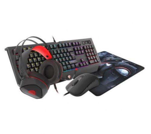Promocja na Genesis Cobalt 330 Klawiatura+Mysz+Słuchawki+Podkładka