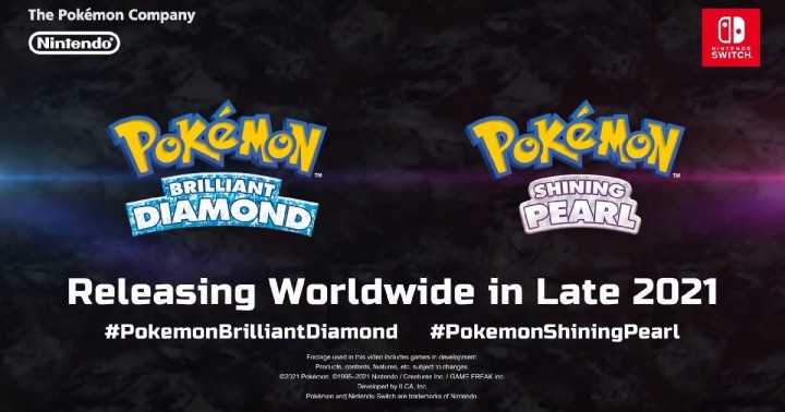 Pokemon Brilliant Diamond i Pokemon Shining Pearl na Nintendo Switch