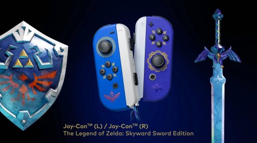 The Legend of Zelda: Skyward Sword HD - kontrolery JoyCon
