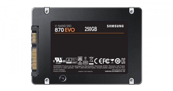 Promocja na SSD Samsung 870 EVO 250