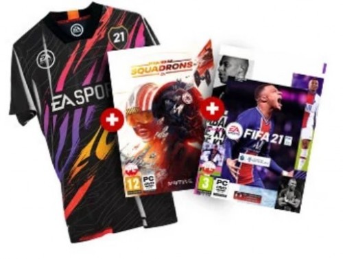 FIFA 21 Gra PC + Star Wars: Squadrons Gra PC + Koszulka