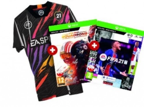 FIFA 21 XBOX ONE + Star Wars: Squadrons Gra XBOX ONE + Koszulka