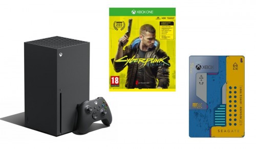 Promocja na XBOX Series X + Dysk SEAGATE Cyberpunk 2077 2TB + Cyberpunk 2077