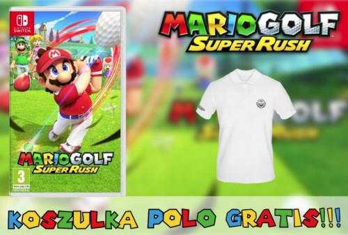 Mario Golf Super Rush NS Switch + Bluzka Polo