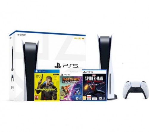 Promocja na PlayStation 5 + Marvel’s Spider-Man: Miles Morales + Cyberpunk 2077 + preorder Ratchet & Clank: Rift Apart