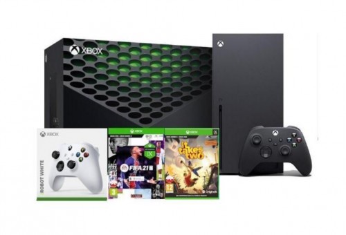Xbox Series X + FIFA 21 +It Takes Two + dodatkowy pad