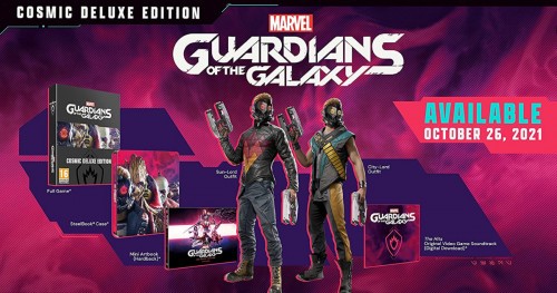 Promocja na Marvel's Guardians of the Galaxy Cosmic Deluxe Edition