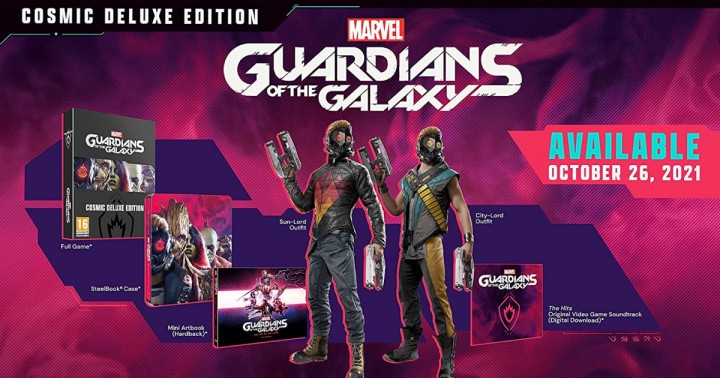 Promocja na Marvel's Guardians of the Galaxy Cosmic Deluxe Edition