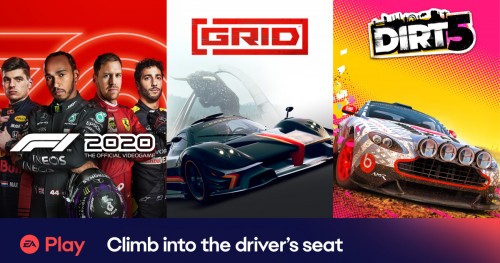 EA Play F12020, GRID, DIRT 5