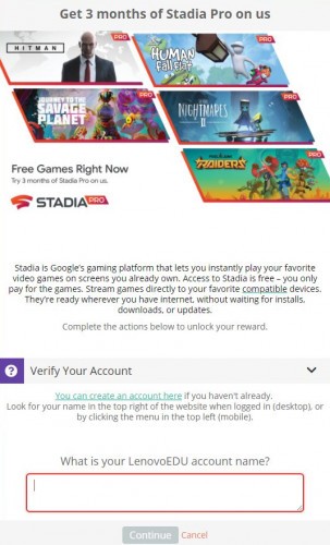 LenovoEDU2 Stadia Pro
