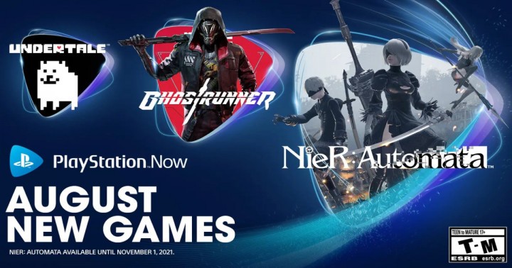 PlayStation Now sierpień 2021