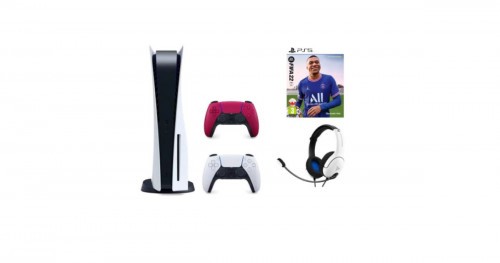 PS5_FIFA22_czerwony pad