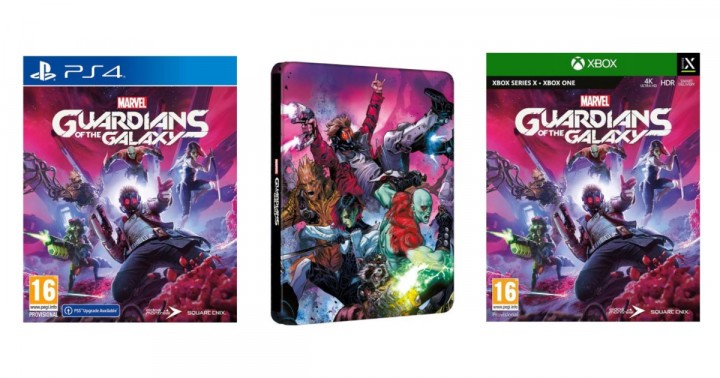 Promocja na Marvel's Guardians of the Galaxy steelbook
