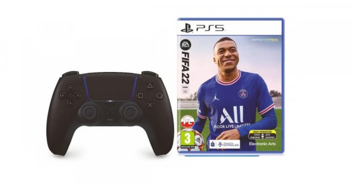 Promocja na Sony DualSense (czarny) + FIFA 22
