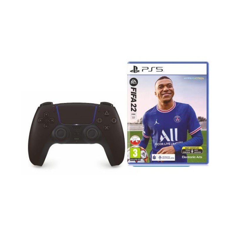 Promocja na Sony DualSense (czarny) + FIFA 22
