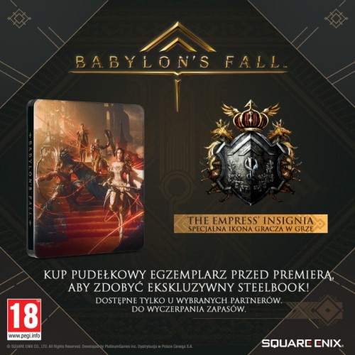 Babylon's Fall na PlayStation 5 + Steelbook