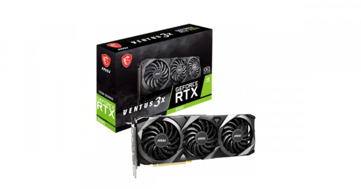 Promocja na Karta graficzna MSI GeForce RTX 3060 Ventus 3X OC 12GB