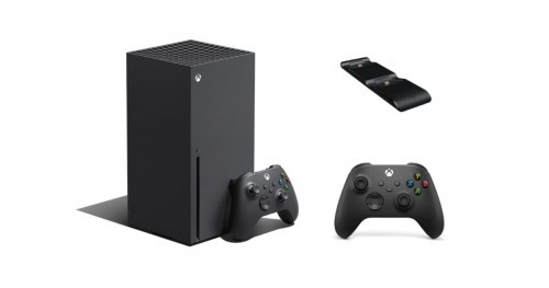 Konsola MICROSOFT Xbox Series X 1TB + Dodatkowy kontroler Xbox Series Carbon Black + Ładowarka PDP Gaming Dual Ultra Slim Charge System