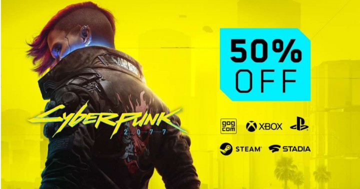 Cyberpunk 2077 50% taniej