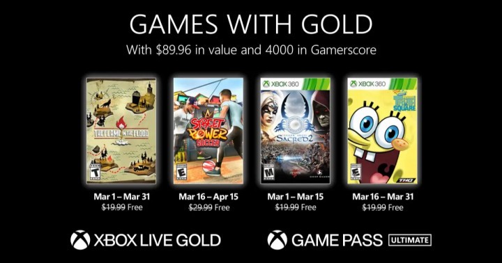 Games with Gold w marzec 2022
