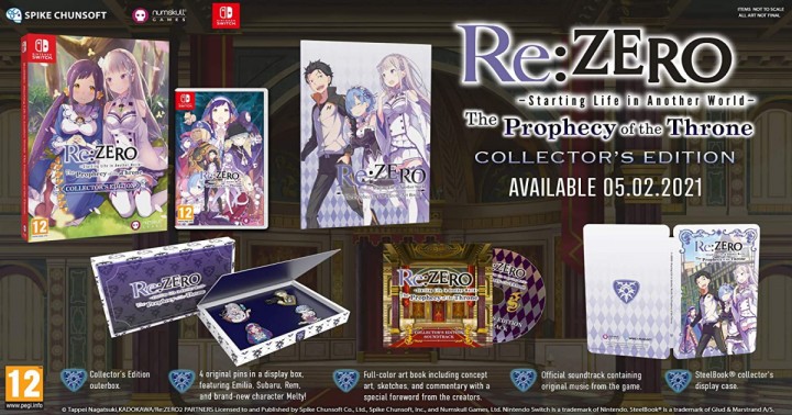 Promocja na Re:ZERO - The Prophecy of the Throne Collector’s Edition