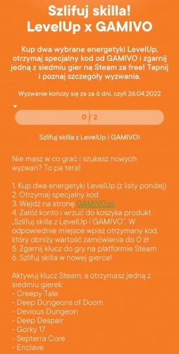 Gry Steam za darmo w Żabce
