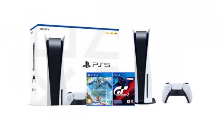 Konsola Sony PlayStation 5 + Gran Turismo 7 + Horizon Forbidden West