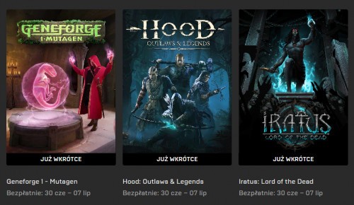 3 gry PC za darmo w Epic Games Store