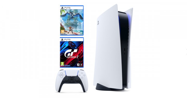 Konsola SONY PlayStation 5 + Horizon: Forbidden West Voucher + Gran Turismo 7