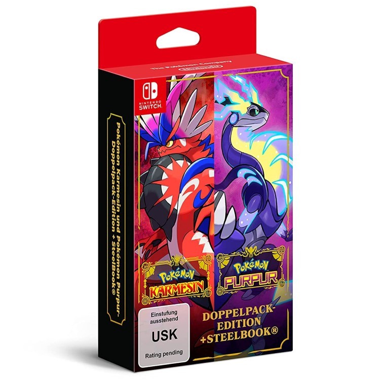 Promocja na Pokemon Scarlet & Violet Dual Pack Steelbook Edition