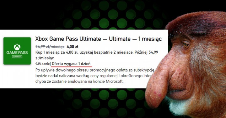 Ostatni dzień taniego Xbox Game Pass Ultimate