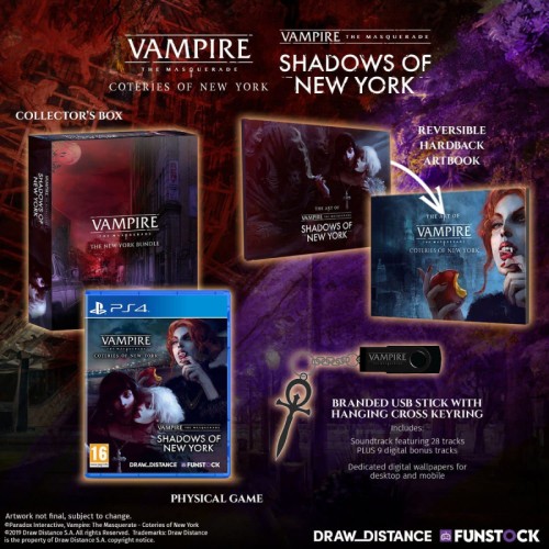 Promocja na Vampire The Masquerade Coteries of New York and Shadows of New York Collectors Edition PS4